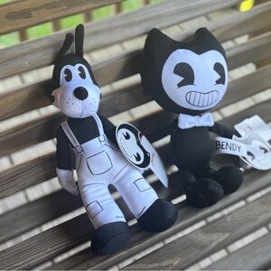 Bendy Boris Plush Set Jakks Bendy Ink Machine With Tags